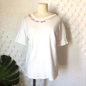 Project Social T Tops - NEW PROJECT SOCIAL T UO COLLAB MAKE LOVE NOT WAR Project Social T Tops - NEW PROJECT SOCIAL T UO COLLAB MAKE LOVE NOT WAR